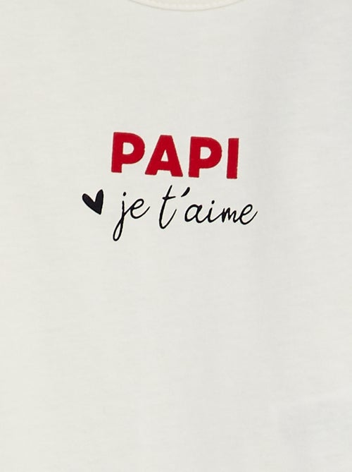 Tee-shirt à message - Kiabi