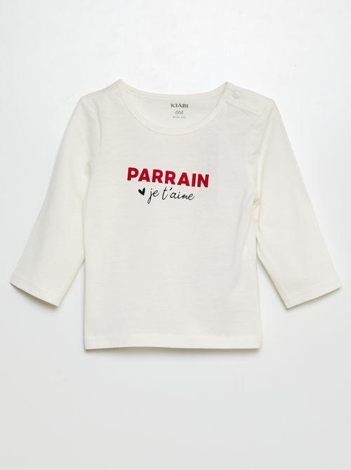 Tee-shirt à message - Kiabi