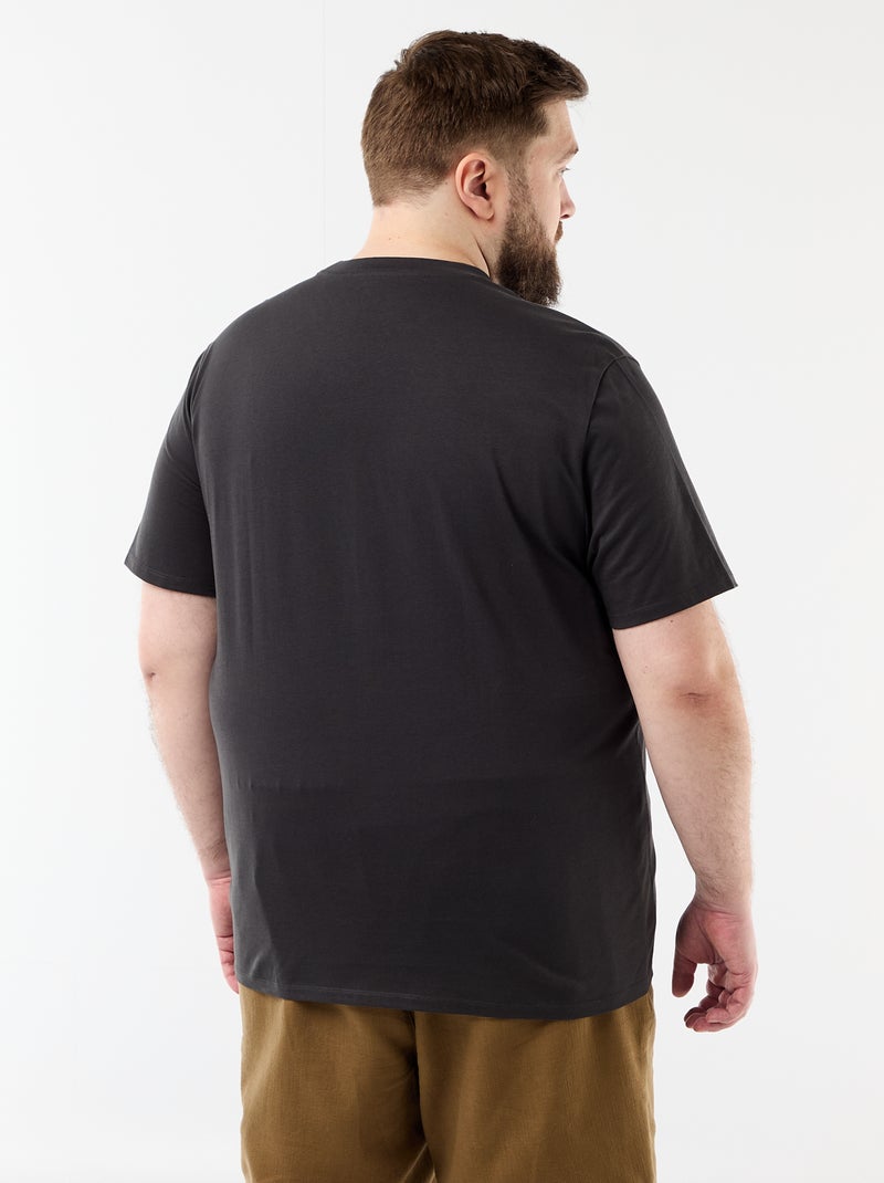 Tee-shirt 'Avengers' à manches courtes Noir - Kiabi