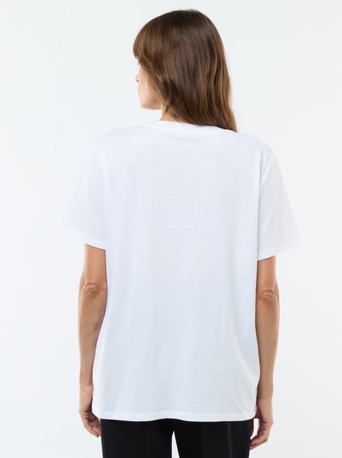 Tee-shirt basique d'allaitement manches courtes - Kiabi