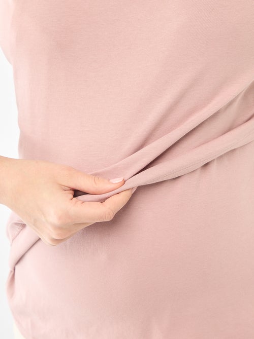 Tee-shirt basique d'allaitement - Kiabi