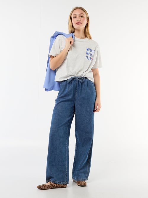 Tee-shirt chiné 'Minnie' - Kiabi