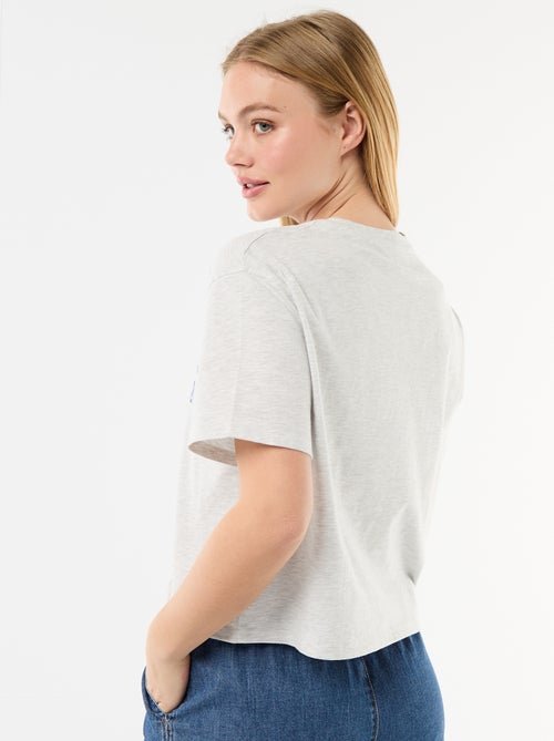 Tee-shirt chiné 'Minnie' - Kiabi