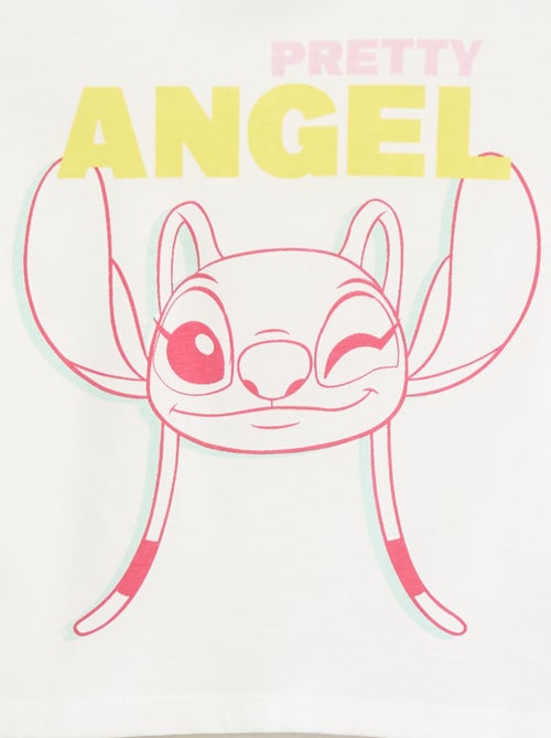 Tee-shirt crop top 'Angel' - Kiabi