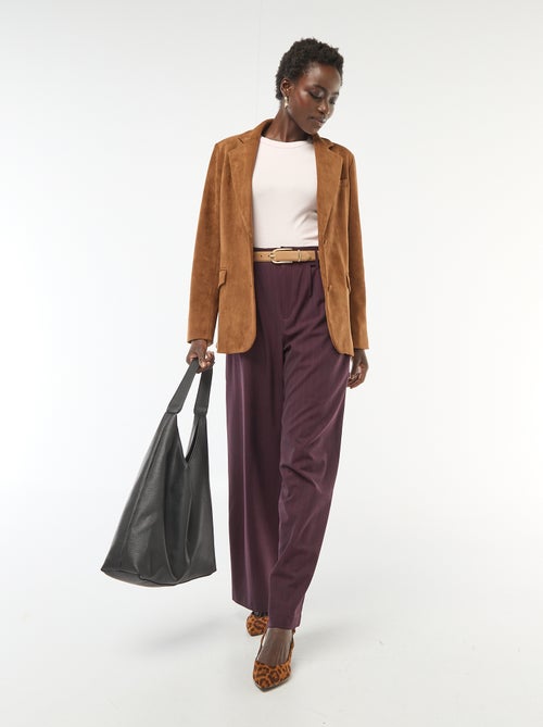 Tee-shirt crop top basique - Kiabi