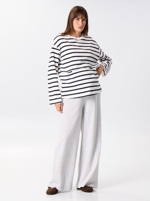 Tee-shirt d'allaitement Ă manches longues - Kiabi Tee-shirt d'allaitement Ă manches longues - Kiabi