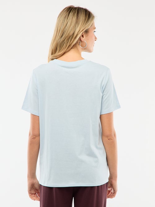 Tee-shirt d'allaitement imprimé à manches courtes - Kiabi