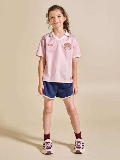 Tee-shirt de foot à manches courtes - Kiabi Tee-shirt de foot à manches courtes - Kiabi