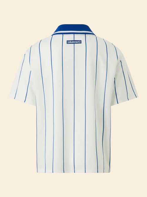 Tee-shirt de foot rayé à manches courtes - Kiabi Tee-shirt de foot rayé à manches courtes - Kiabi