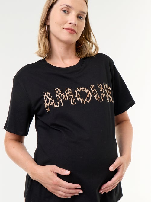 Tee-shirt de maternité imprimé - Kiabi Tee-shirt de maternité imprimé - Kiabi
