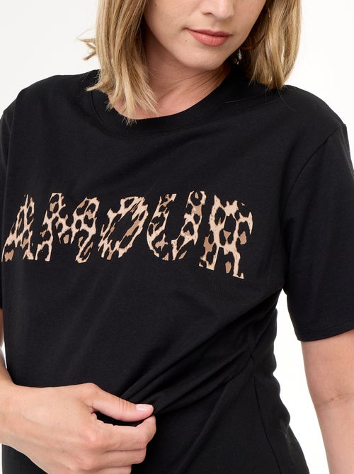 Tee-shirt de maternité imprimé - Kiabi Tee-shirt de maternité imprimé - Kiabi