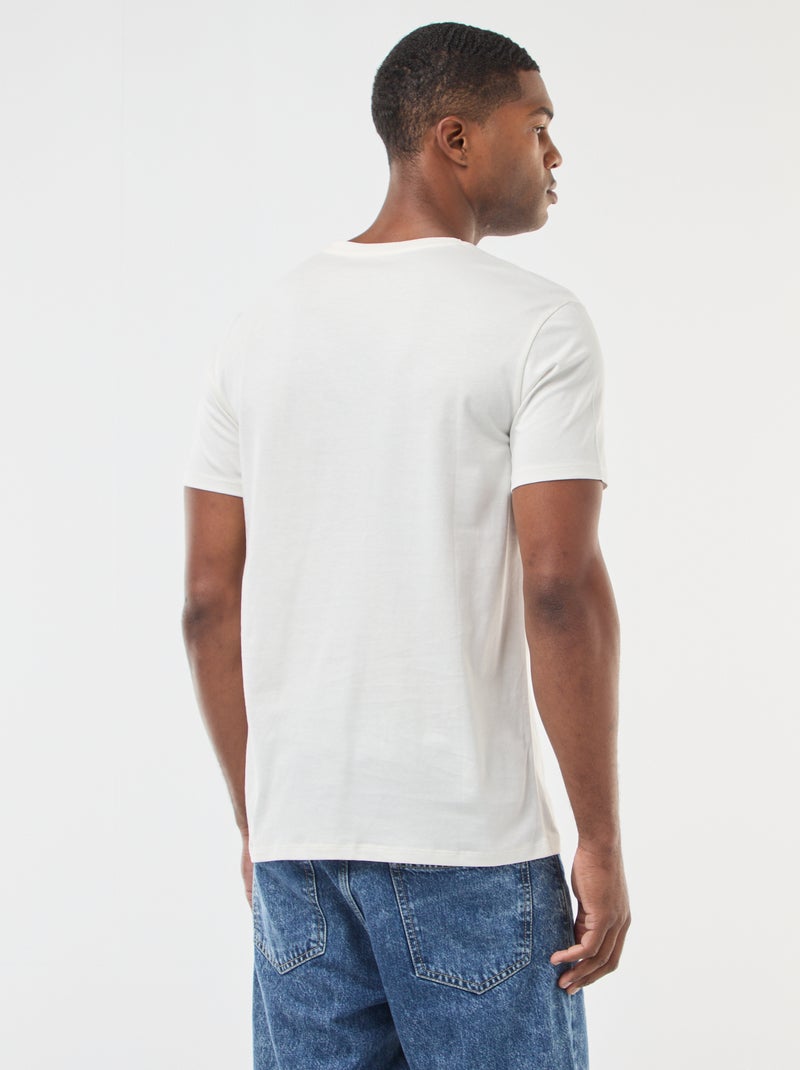 Tee-shirt de Noël fantaisie Blanc - Kiabi