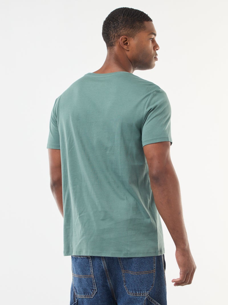 Tee-shirt de Noël fantaisie Kaki - Kiabi