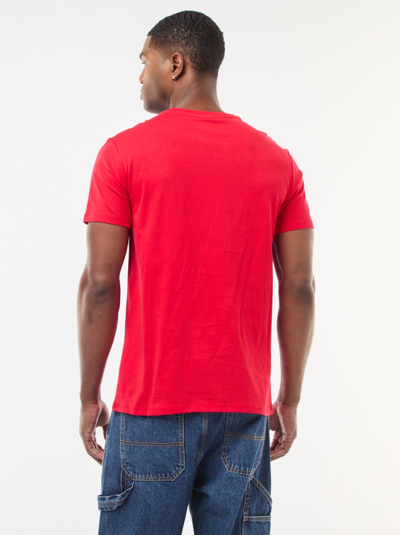 Tee-shirt de Noël fantaisie Rouge - Kiabi