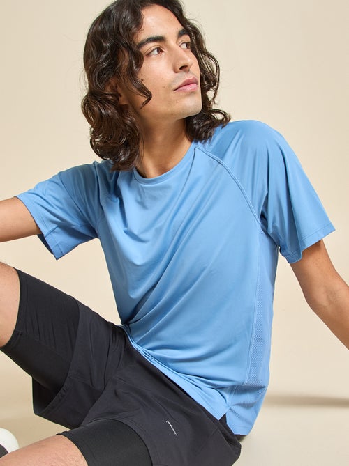 Tee-shirt de sport avec détail réfléchissant - (ekstract) - Kiabi