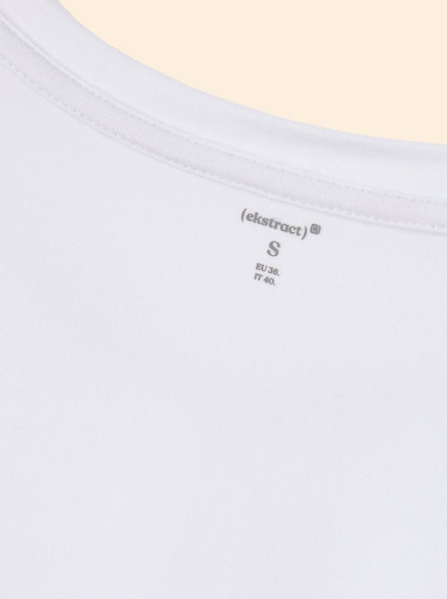 Tee-shirt de sport froncé - (ekstract) - Kiabi Tee-shirt de sport froncé - (ekstract) - Kiabi