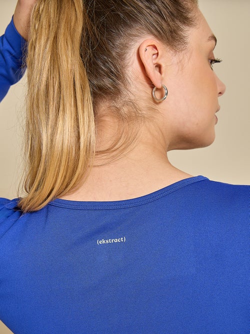 Tee-shirt de sport manches longues - (ekstract) - Kiabi Tee-shirt de sport manches longues - (ekstract) - Kiabi