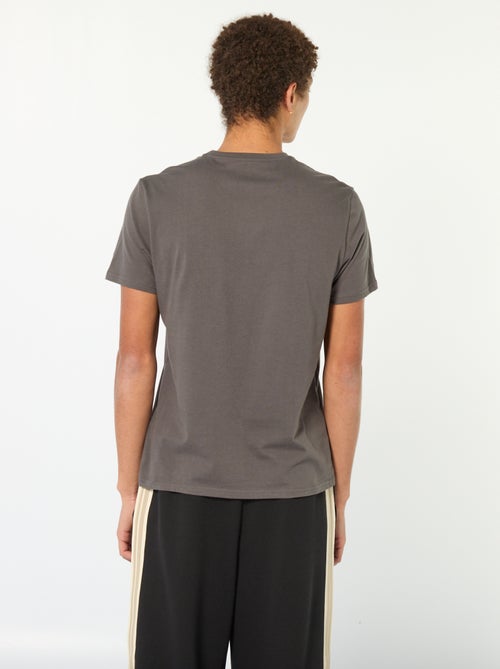 Tee-shirt en coton imprimé à manches courtes - Kiabi