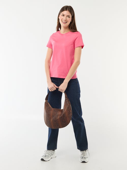 Tee-shirt en jersey manches courtes - Kiabi