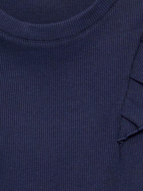 Tee-shirt épaules volantées - collection facile à enfiler - Kiabi