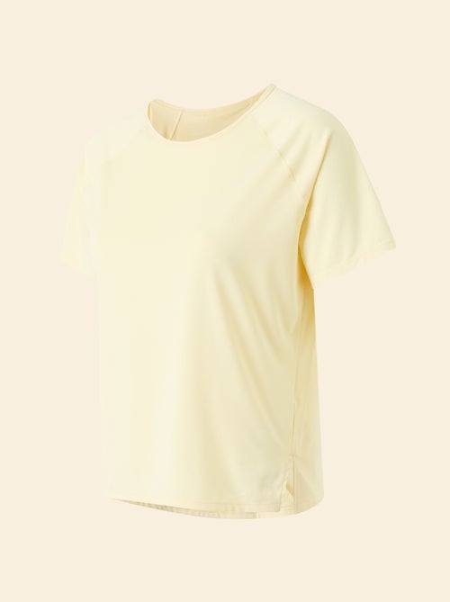 Tee-shirt fluide avec fente au dos - Kiabi