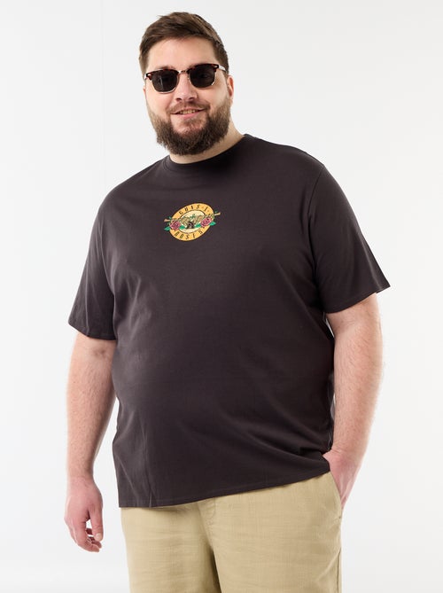 Tee-shirt 'Guns'N Roses' à manches courtes - Kiabi