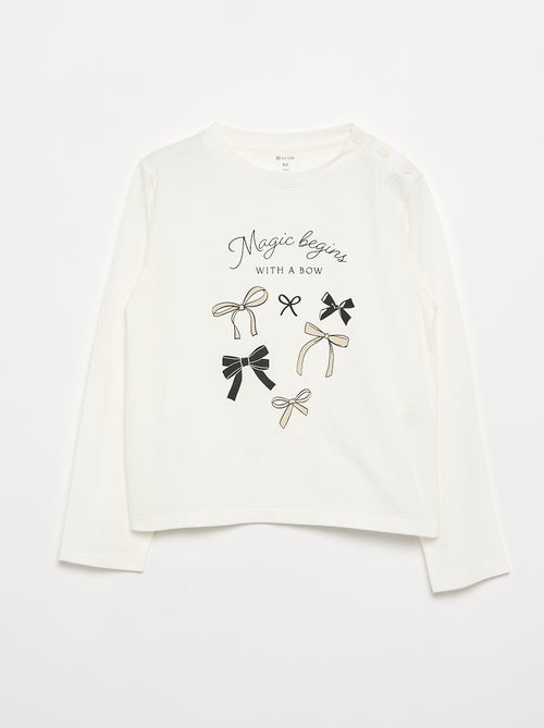 Tee-shirt imprimé - collection facile à enfiler - Kiabi