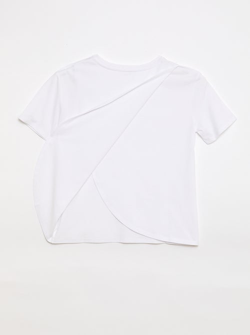 Tee-shirt imprimé à manches courtes - So Easy - Kiabi