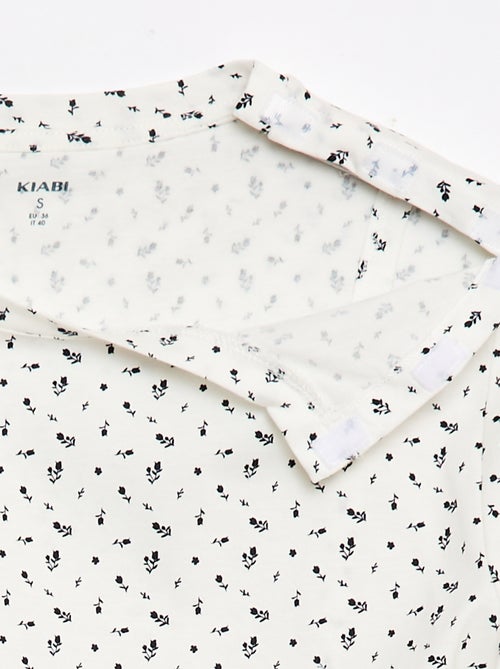 Tee-shirt imprimé à manches courtes - So Easy - Kiabi