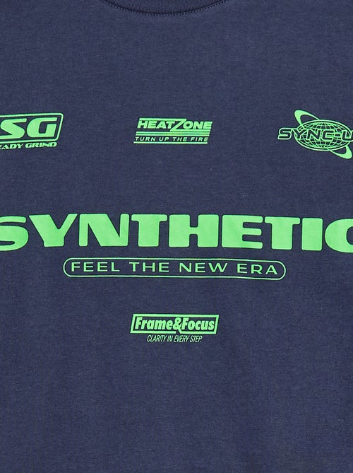 Tee-shirt imprimé à manches courtes - Kiabi