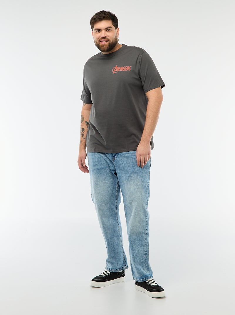 Tee-shirt imprimé 'Avengers' Gris - Kiabi