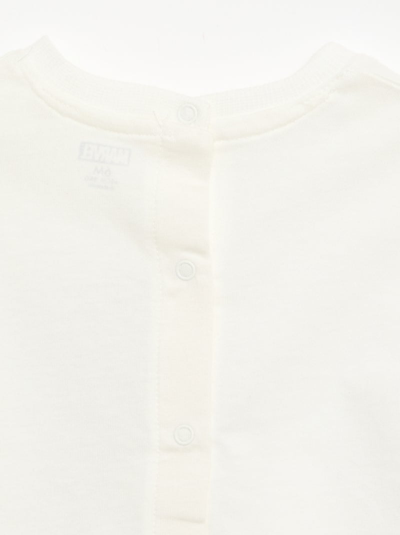 Tee-shirt imprimé 'Marvel' Blanc - Kiabi