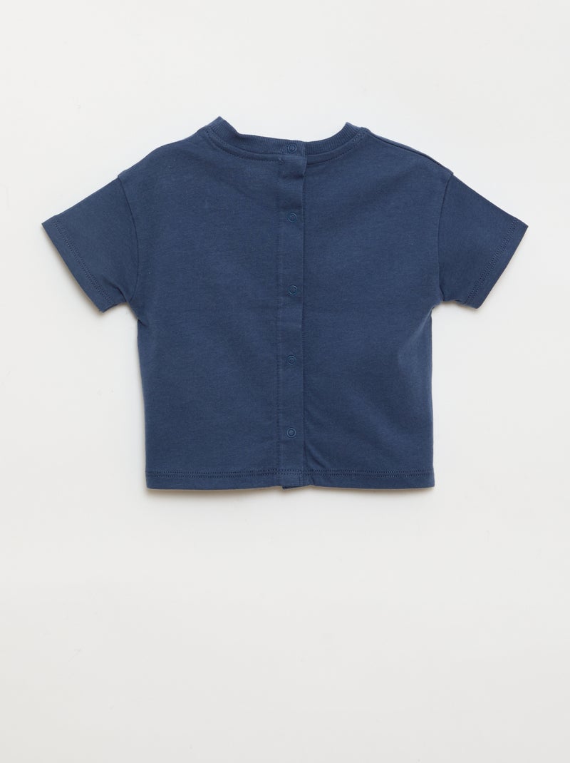Tee-shirt imprimé 'Marvel' Bleu - Kiabi