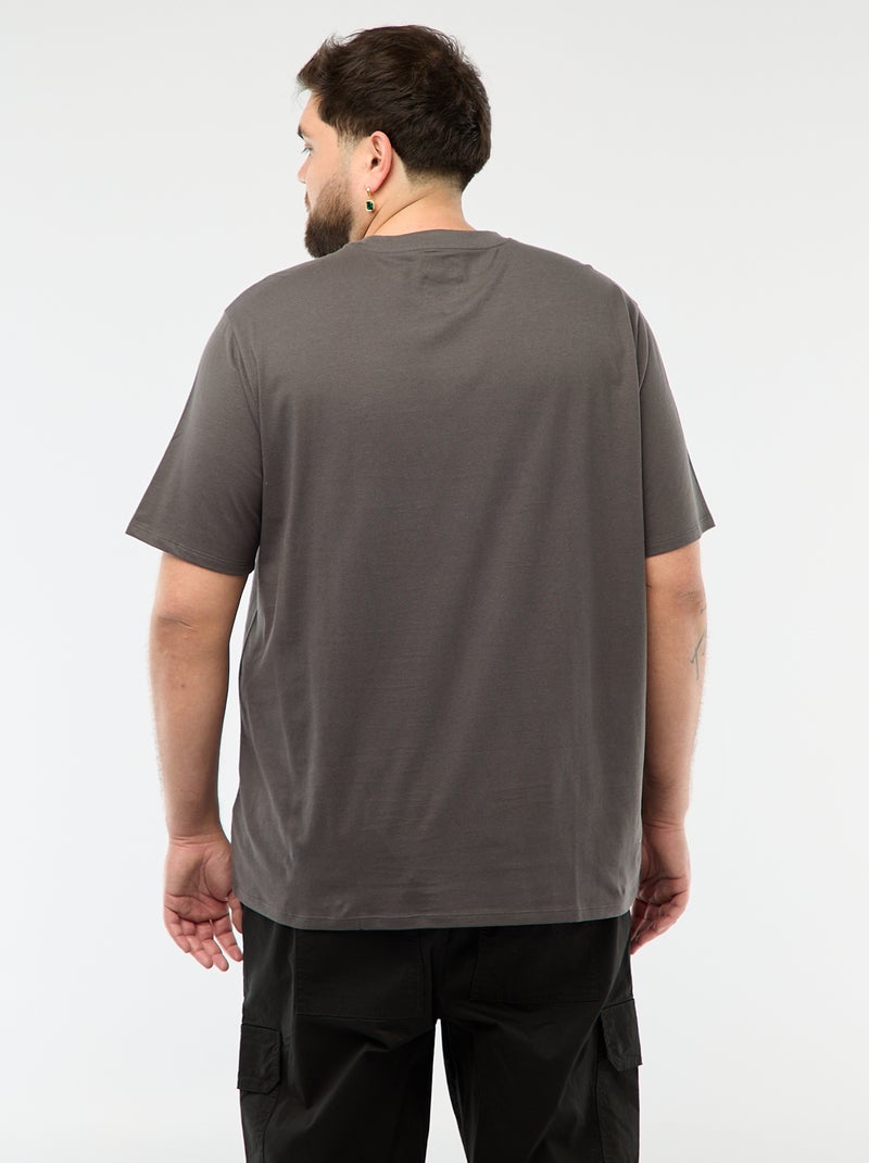 Tee-shirt imprimé 'Nirvana' Gris - Kiabi