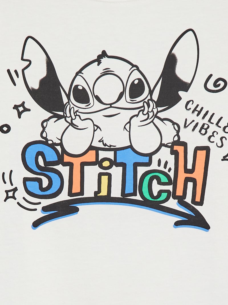 Tee-shirt imprimé 'Stitch' BEIGE - Kiabi