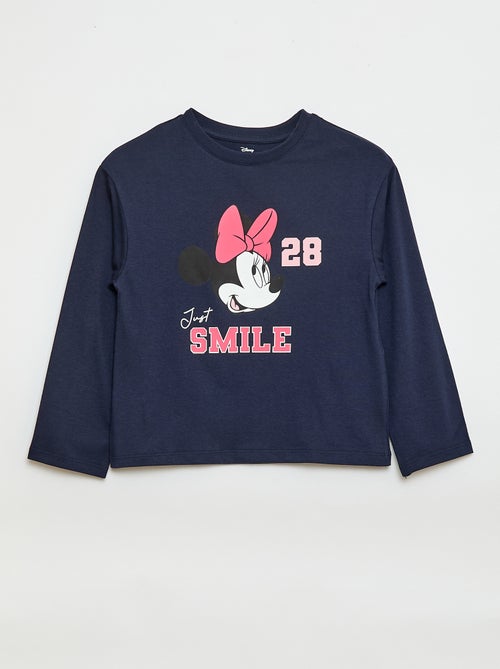 Tee-shirt 'Minnie' 'Disney' à manches longues - Kiabi