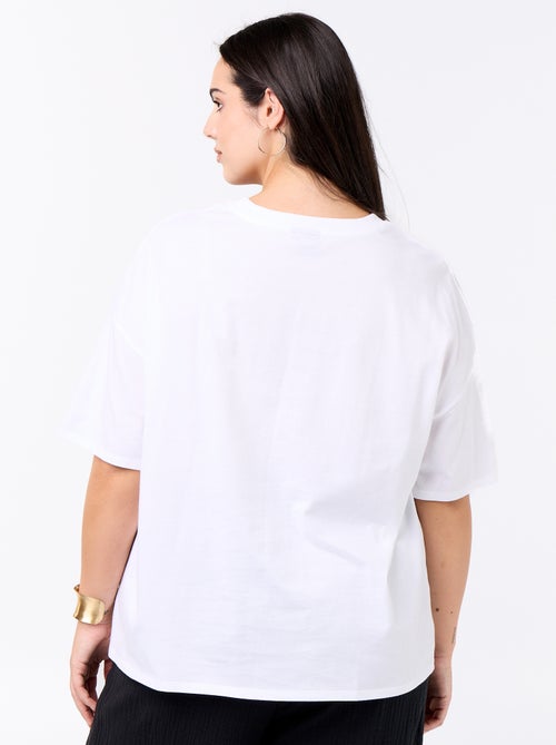 Tee-shirt 'Nirvana' à manches courtes - Kiabi