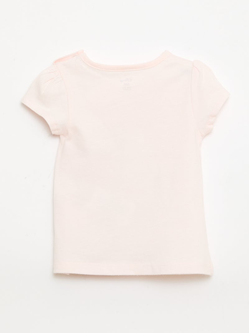 Tee-shirt print 'Disney' Rose - Kiabi