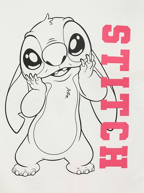 Tee-shirt 'Stitch' 'Disney' à manches longues - Kiabi
