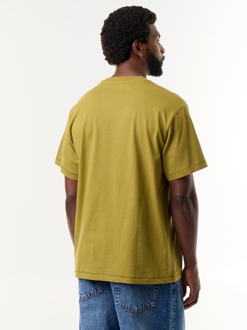 Tee-shirt uni à manches courtes confort fit - Kiabi - Kiabi