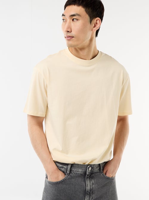 Tee-shirt uni confort fit / oversize - Kiabi