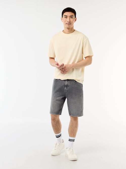 Tee-shirt uni confort fit / oversize - Kiabi