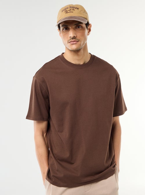 Tee-shirt uni confort fit / oversize - Kiabi