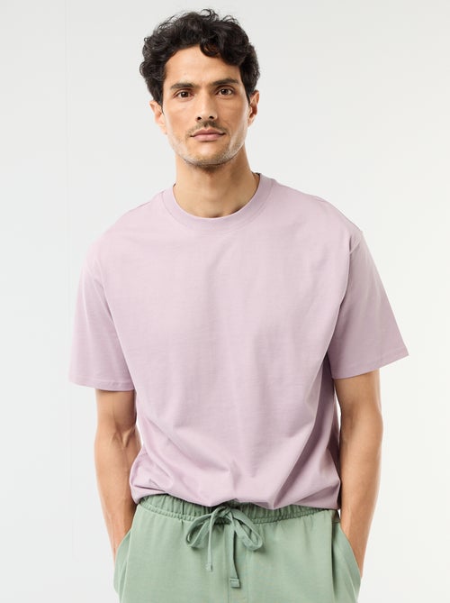 Tee-shirt uni confort fit / oversize - Kiabi