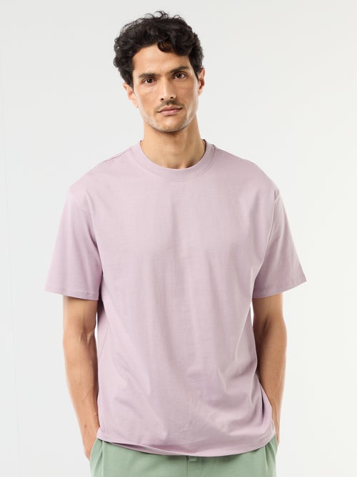 Tee-shirt uni confort fit / oversize - Kiabi