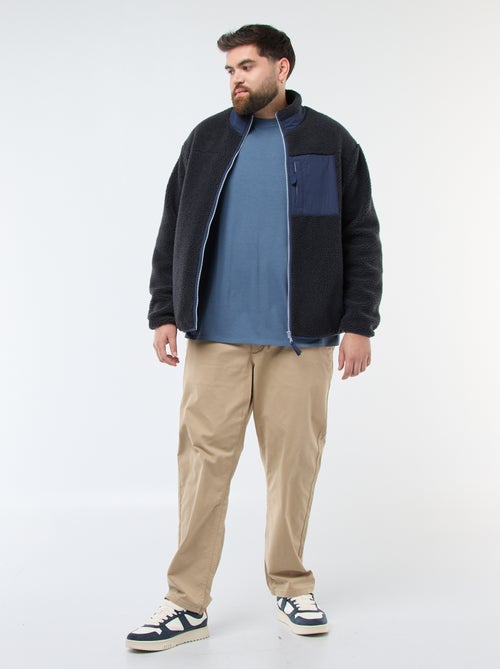 Tee-shirt uni regular fit - Kiabi