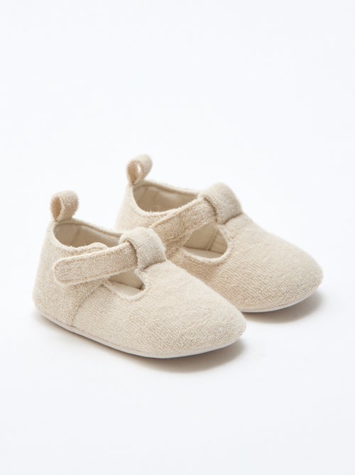 Terry cloth ballet slippers - Kiabi