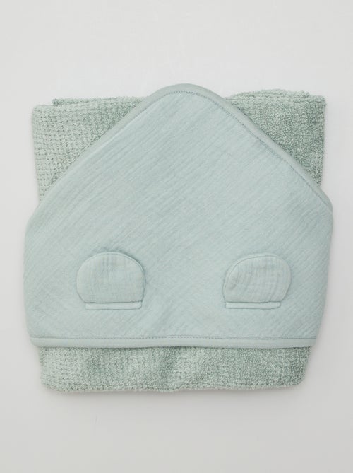 Terry Hooded Bath Towel - Kiabi