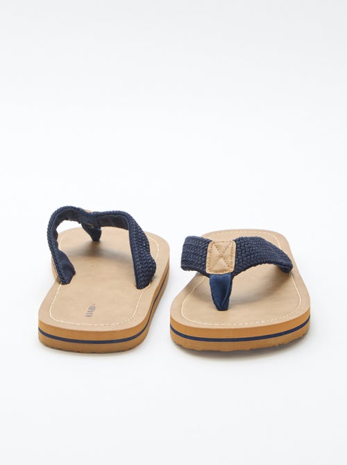 Textil-Flip-Flop mit Riemen - Kiabi
