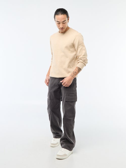 Textured Knit Sweater - Kiabi